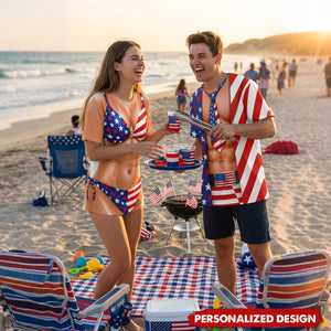 Independence Day Party Shirts Funny 4Th Of July For Men Women, Usa Flag - Personalized Shirt