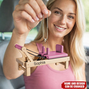 Custom Pilates Equipment Gift for Pilates Lover - Personalized Car Ornament