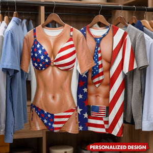 Independence Day Party Shirts Funny 4Th Of July For Men Women, Usa Flag - Personalized Shirt