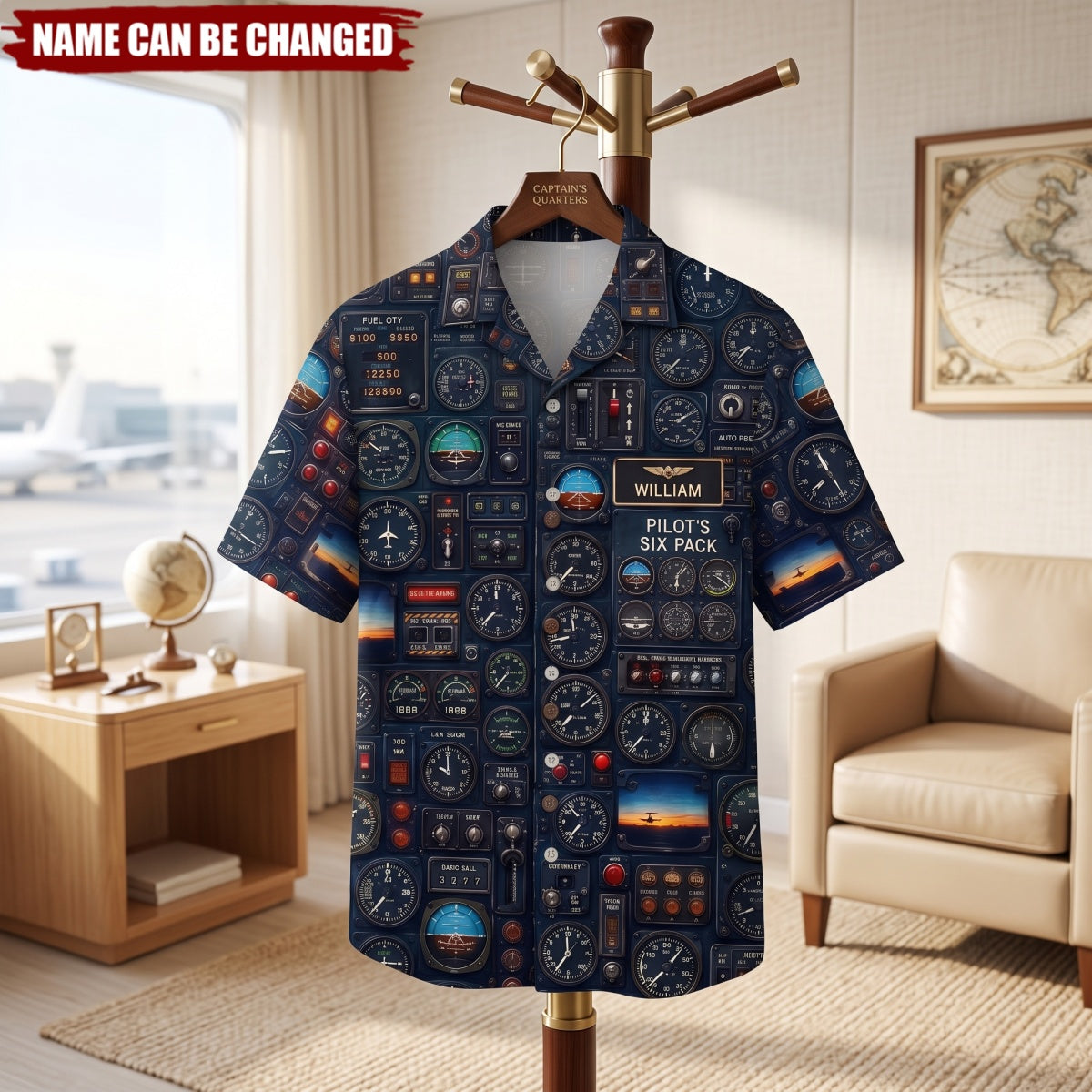 Born-to-Fly Pilots - Personalized Hawaiian Shirt, Gift For Pilots