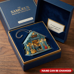 My Guitar Shop - Personalized Car Ornament, Gift For Musicians