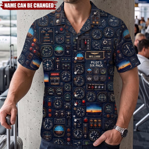 Born-to-Fly Pilots - Personalized Hawaiian Shirt, Gift For Pilots