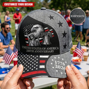 250Th Anniversary Us Independence Day - Personalized Cap