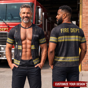 Firehouse Hero Shirt - Personalized Gifts For Firefighter