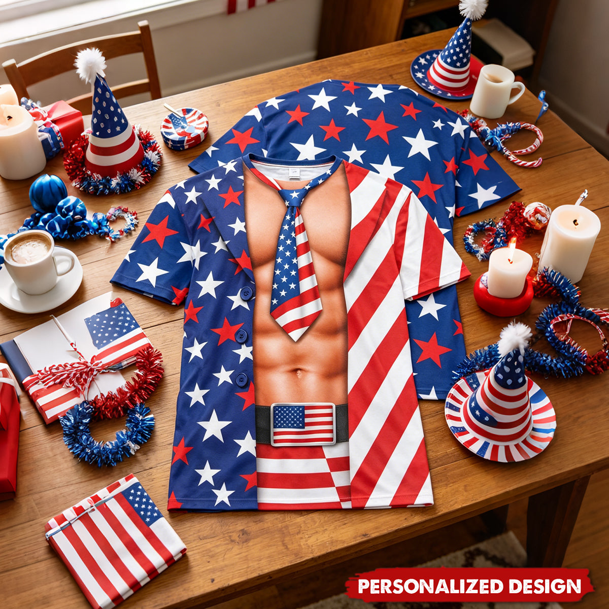 Independence Day Party Shirts Funny 4Th Of July For Men Women, Usa Flag - Personalized Shirt