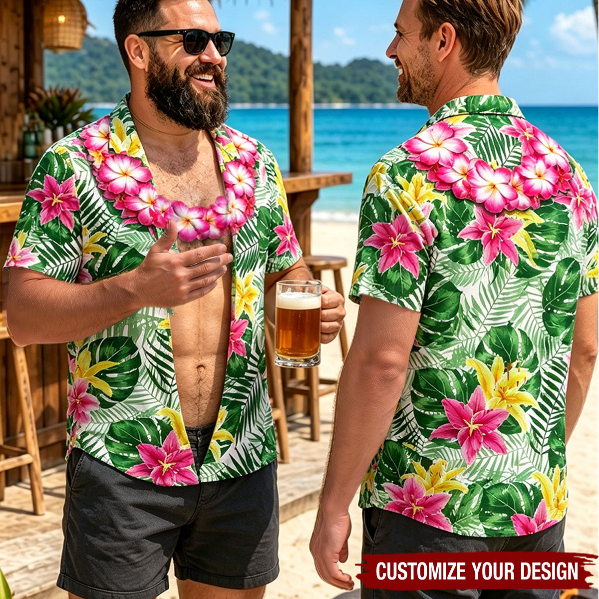 Custom Funny T-shirt - Personalized Birthday Gifts For Men - Beach Body Energy