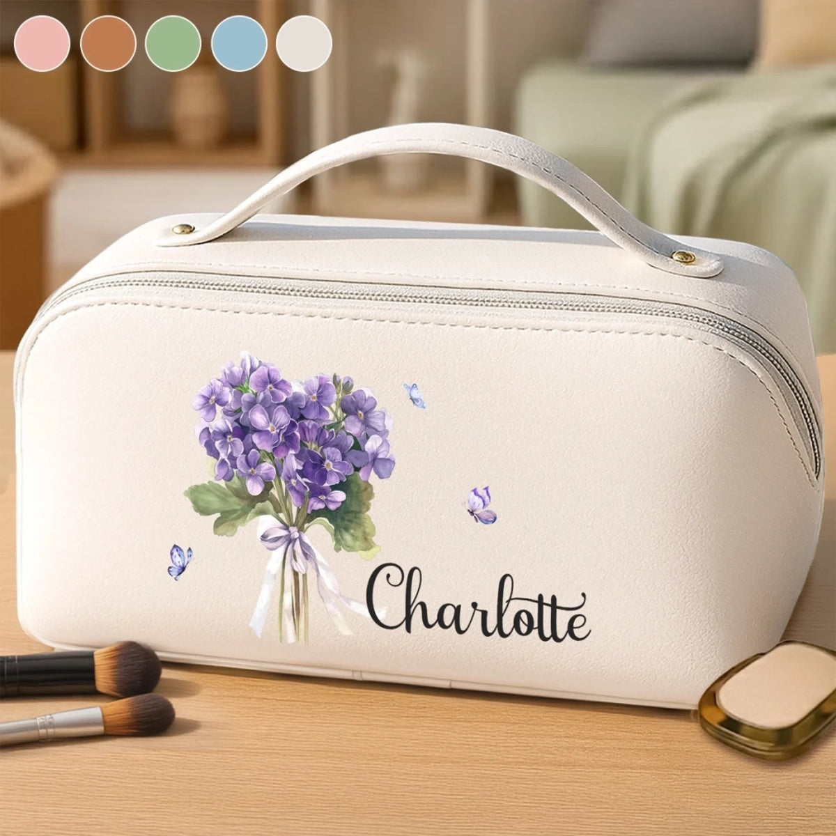 Custom Travel Toiletry Bag - Personalized Birthday Gifts For Women, Besties