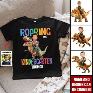 Back To School Custom Favorite Dino For Kids - Personalized Shirt
