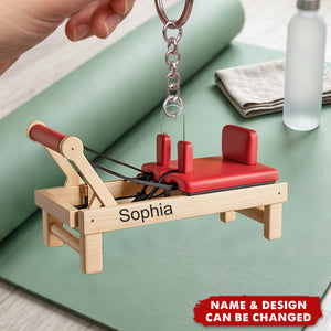Custom Pilates Equipment Gift for Pilates Lover - Personalized Acrylic  Keychain